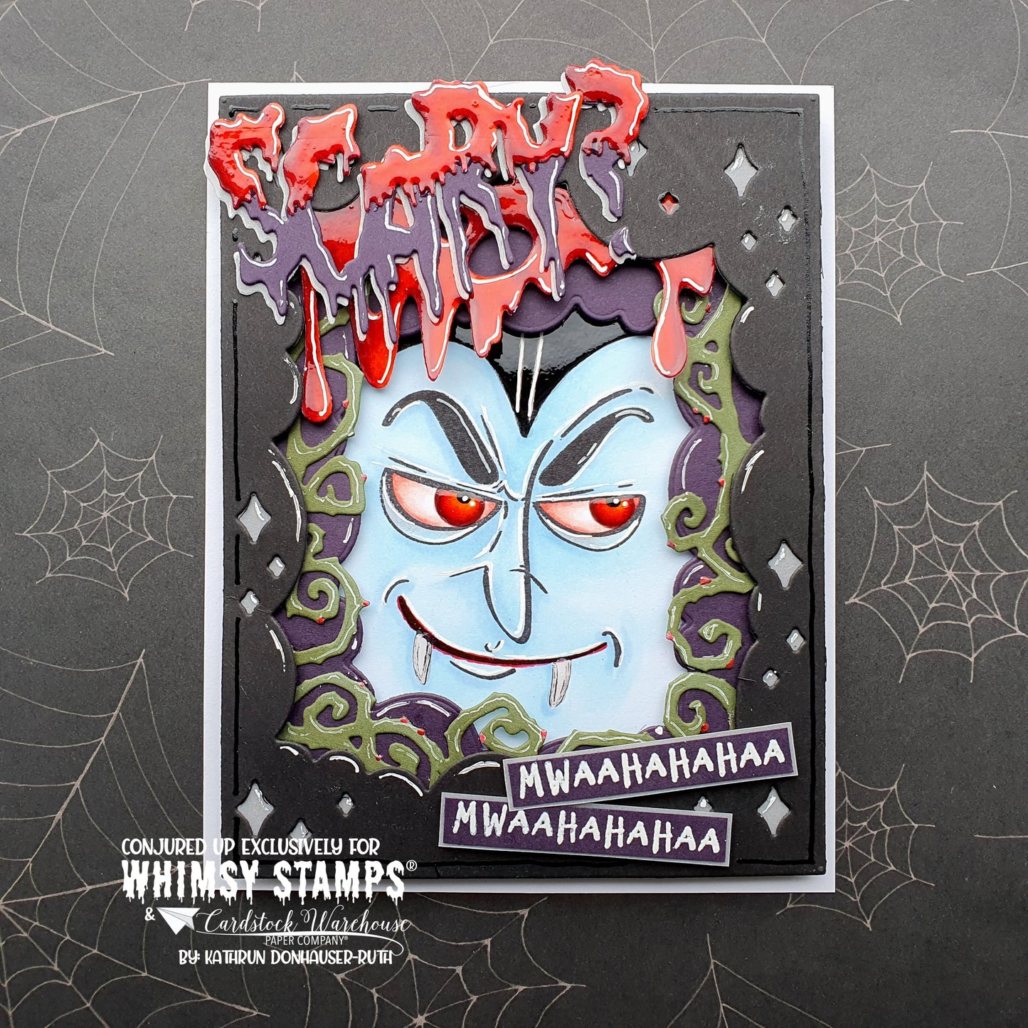 Scary Night Word Die Set - Whimsy Stamps