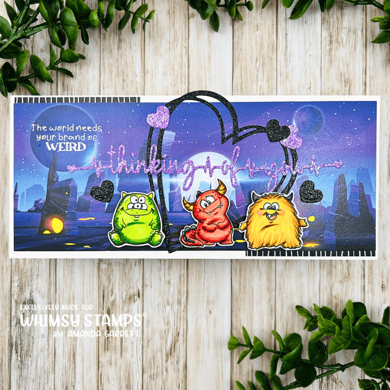 Monster Cuties Clear Stamps - Whimsy Stamps