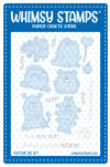 Monster Daze Outlines Die Set - Whimsy Stamps