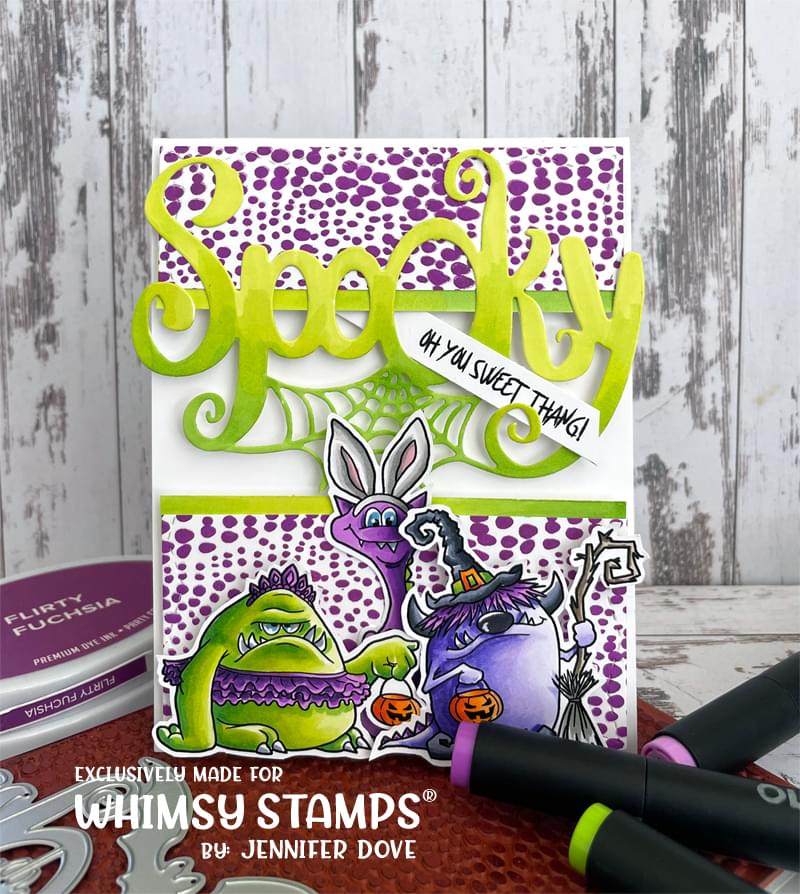 Monster Halloween Clear Stamps - Whimsy Stamps
