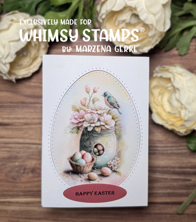 **NEW Quick Card Fronts - Vintage Easter - Whimsy Stamps