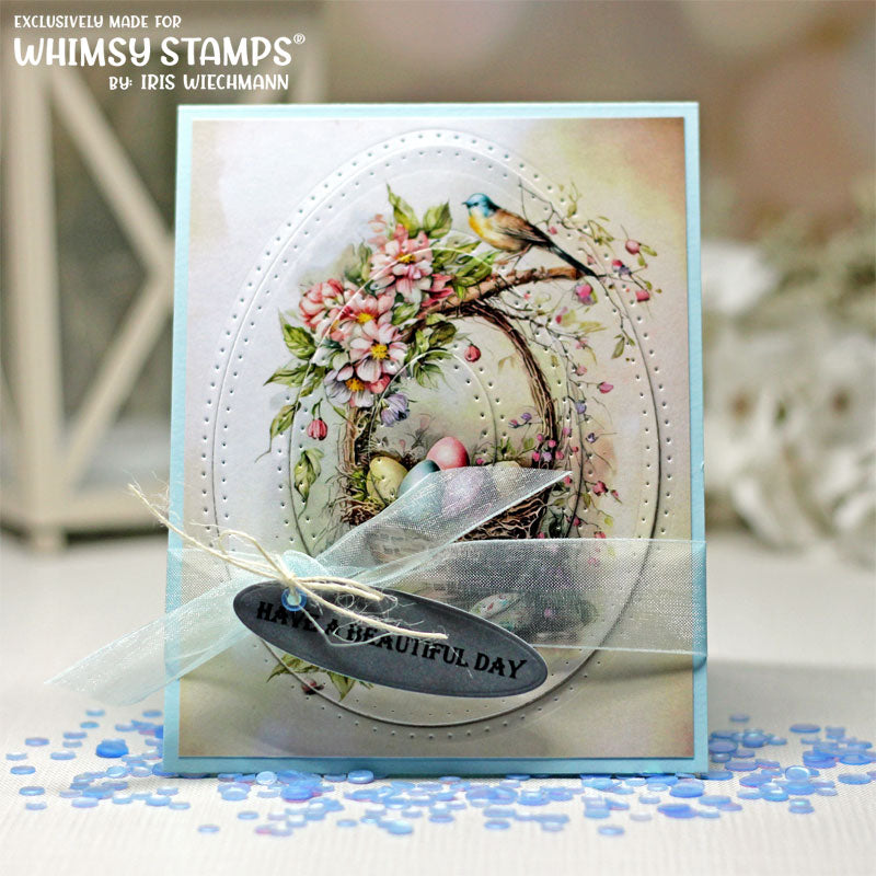 **NEW Quick Card Fronts - Vintage Spring - Whimsy Stamps