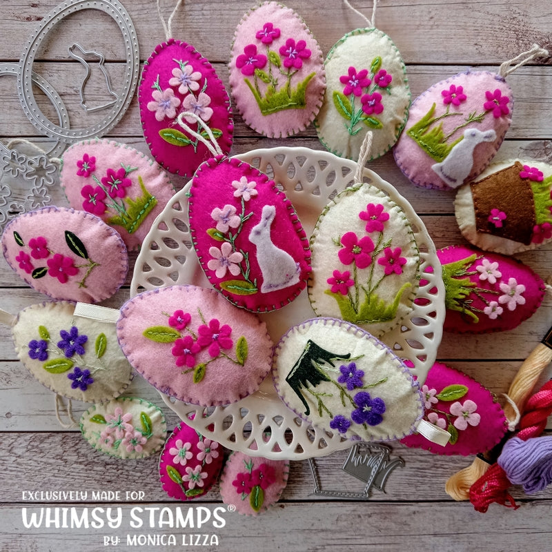 Nested Pierced Egg Die Set - Whimsy Stamps