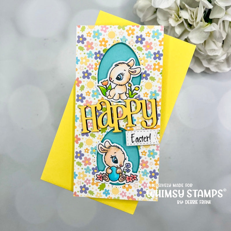 Easter Bunnies Clear Stamps - Whimsy Stamps