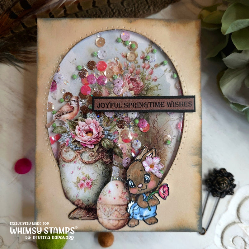Nested Pierced Egg Die Set - Whimsy Stamps