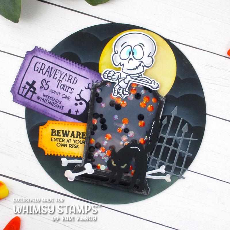 *NEW Terrific Halloween Tickets Clear Stamps - Whimsy Stamps