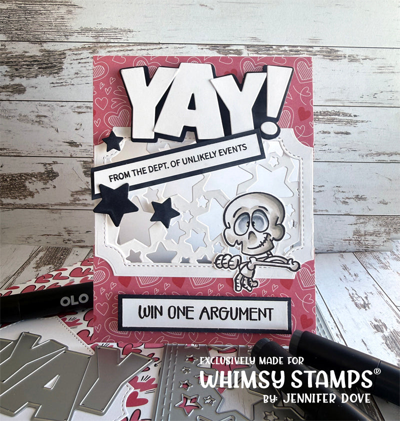 *NEW Ticket Coupons: Sentiments Clear Stamps - Whimsy Stamps