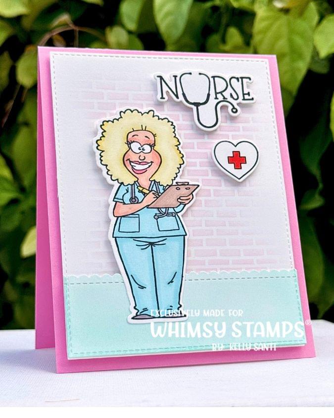 Nurses Day Clear Stamps - Whimsy Stamps