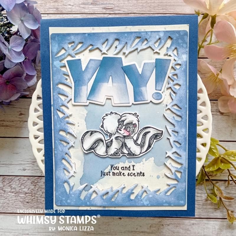 Odorable Skunks Clear Stamps - Whimsy Stamps
