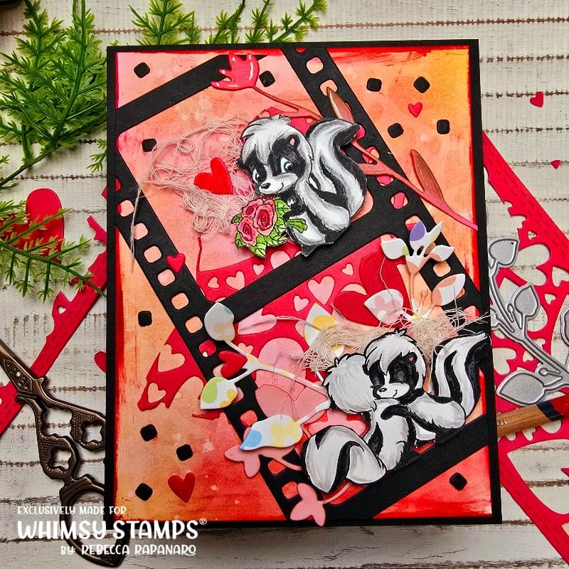 Odorable Skunks Clear Stamps - Whimsy Stamps