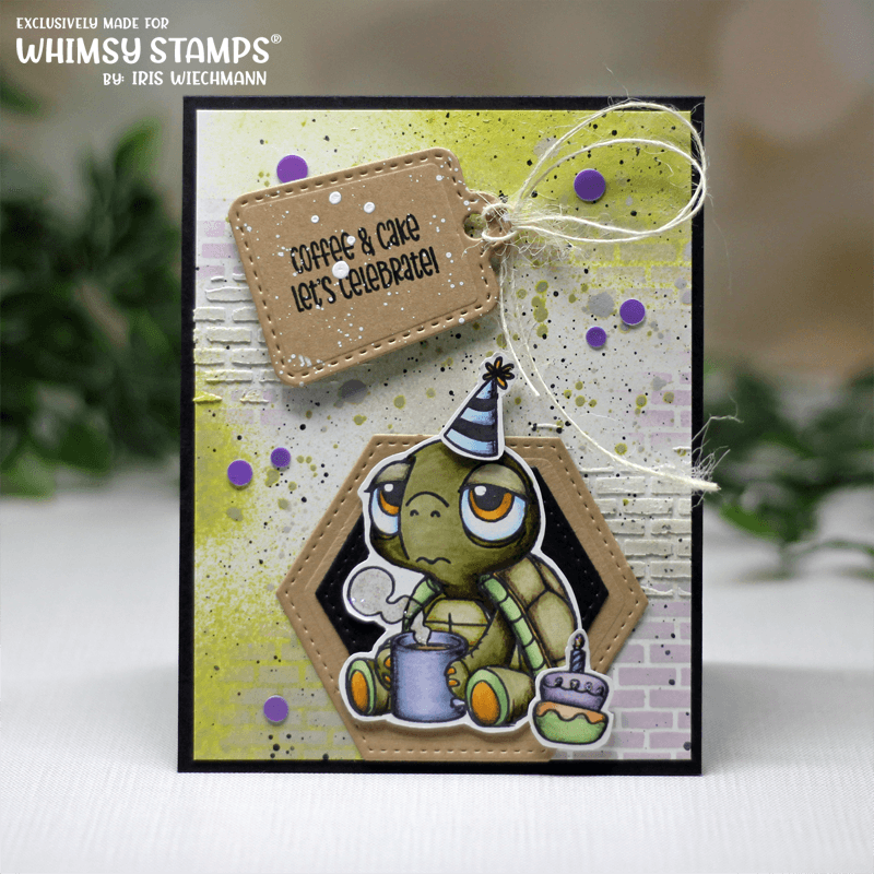 Older Wiser Slower Clear Stamps - Whimsy Stamps