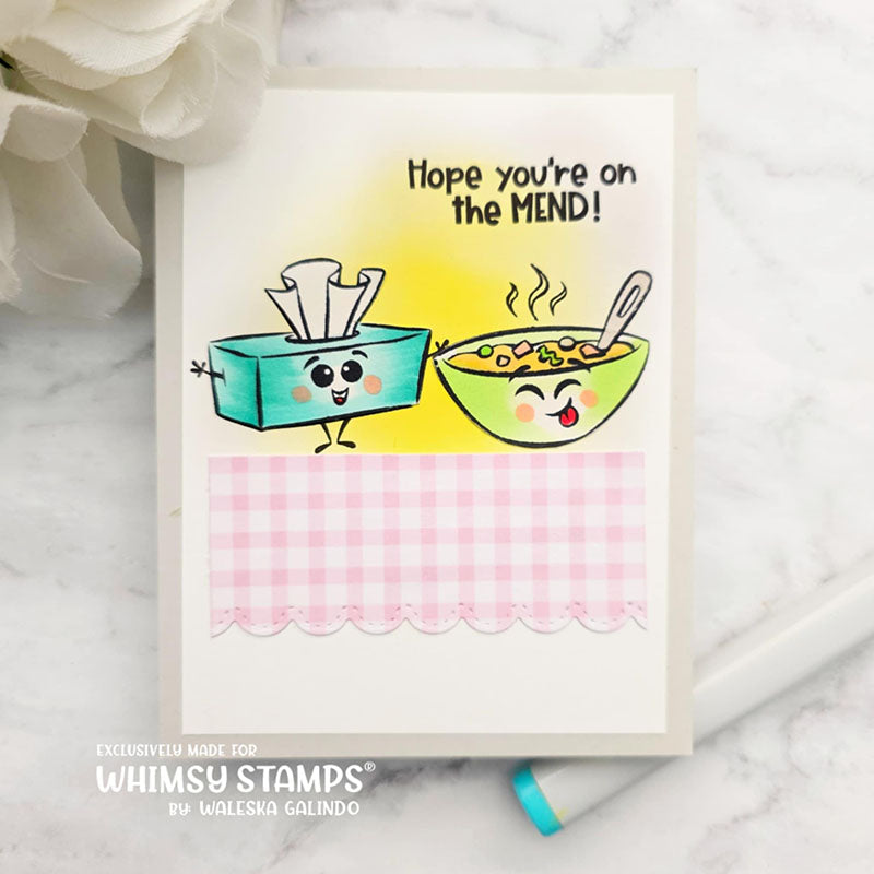 On the Mend Clear Stamps - Whimsy Stamps