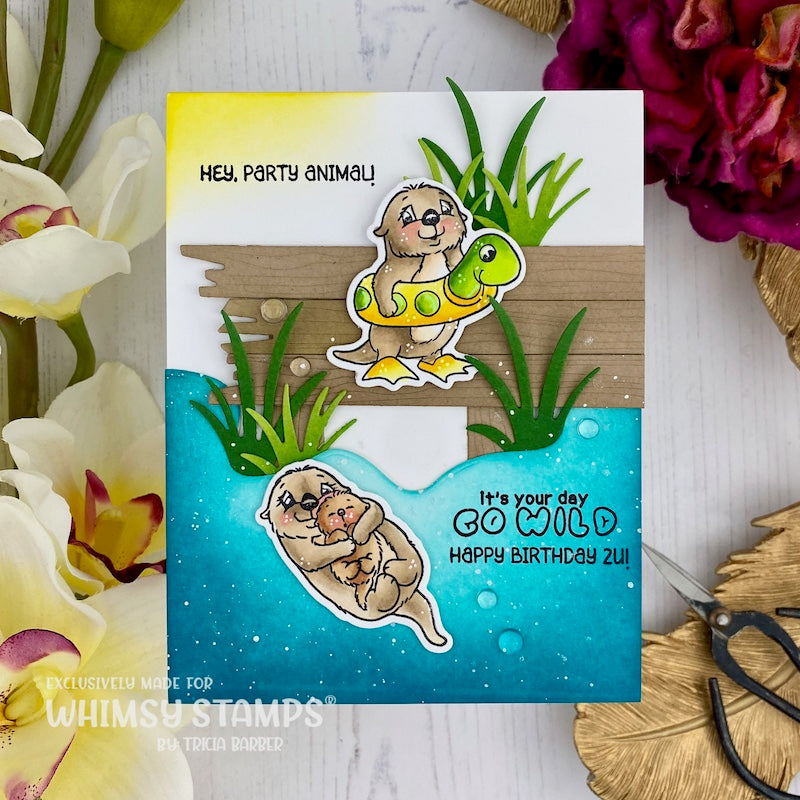 Otter Variety Clear Stamps - Whimsy Stamps