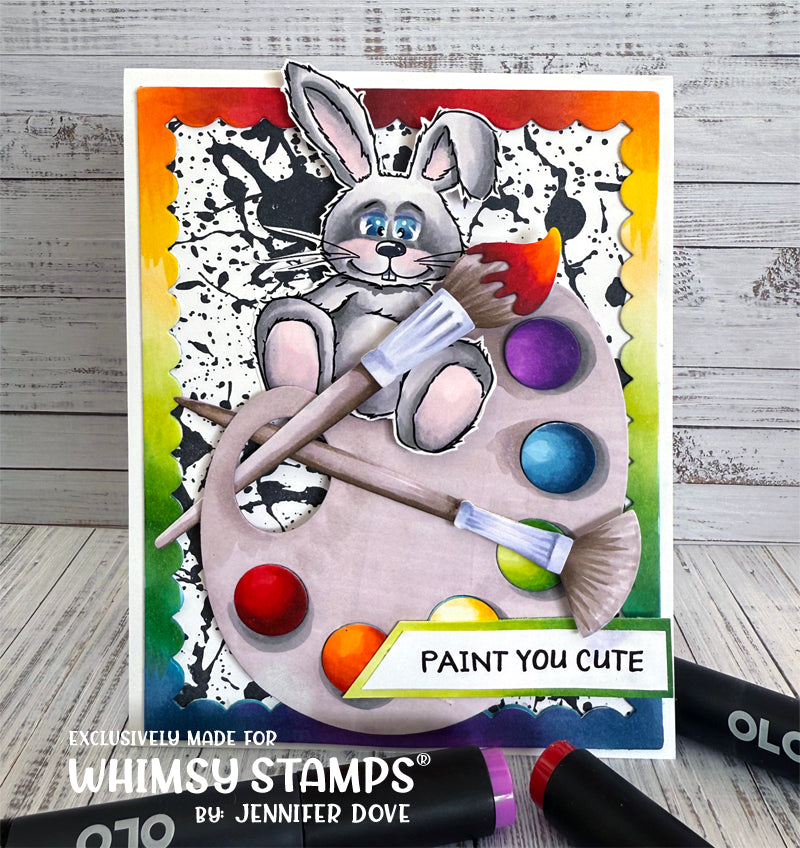 Paint and Palette Die Set - Whimsy Stamps