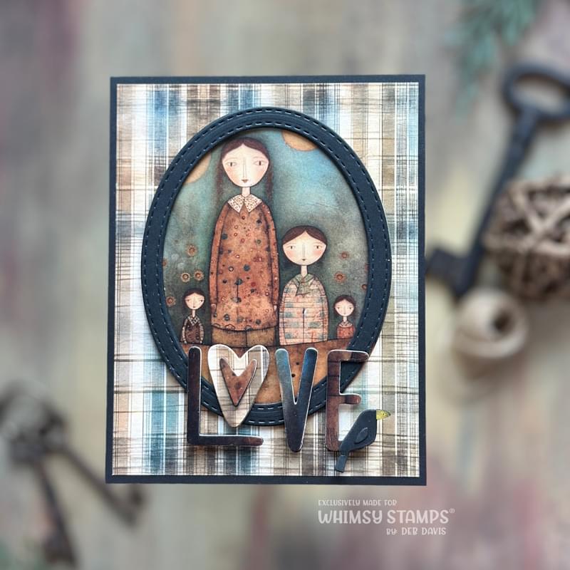 Peace Love Joy Die Set - Whimsy Stamps
