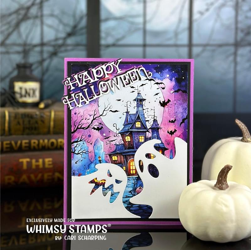 Peeking Ghosts Die Set - Whimsy Stamps