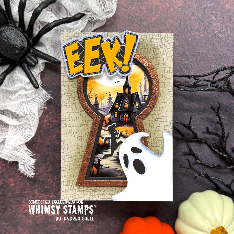 Keyhole and Keys Die Set - Whimsy Stamps