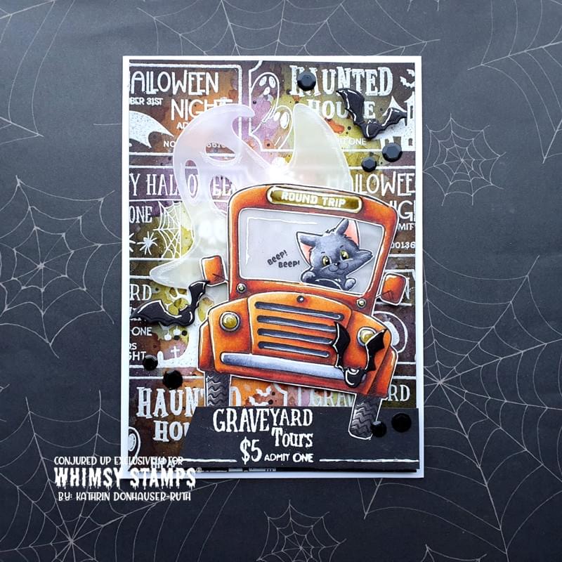 Peeking Ghosts Die Set - Whimsy Stamps