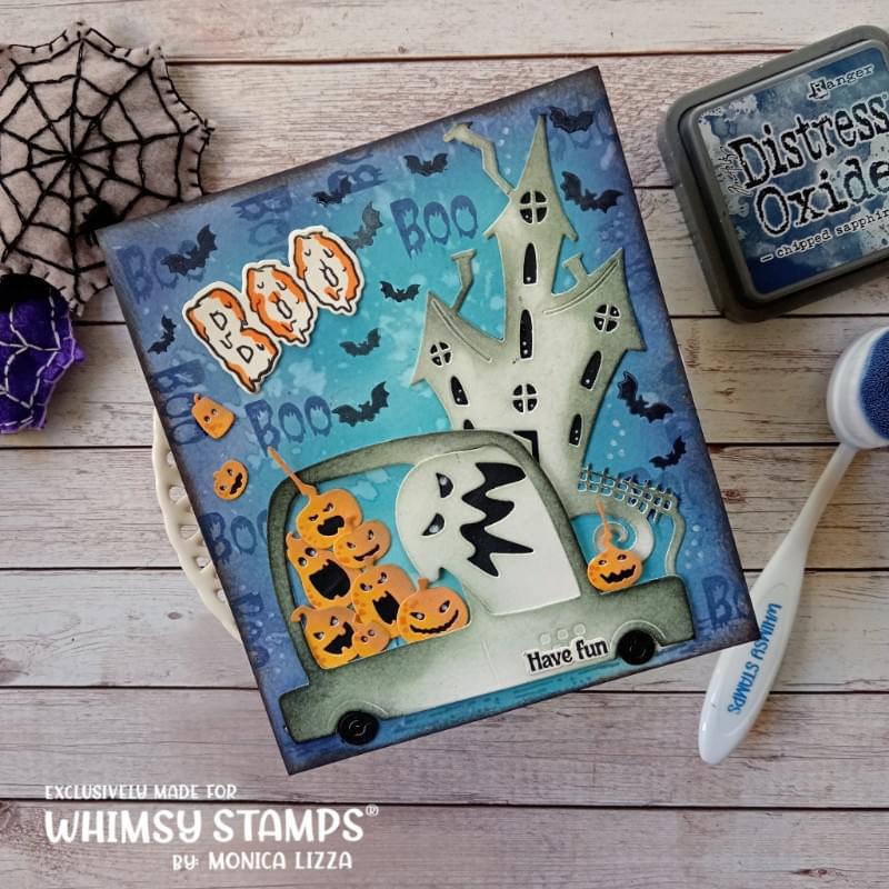Peeking Ghosts Die Set - Whimsy Stamps