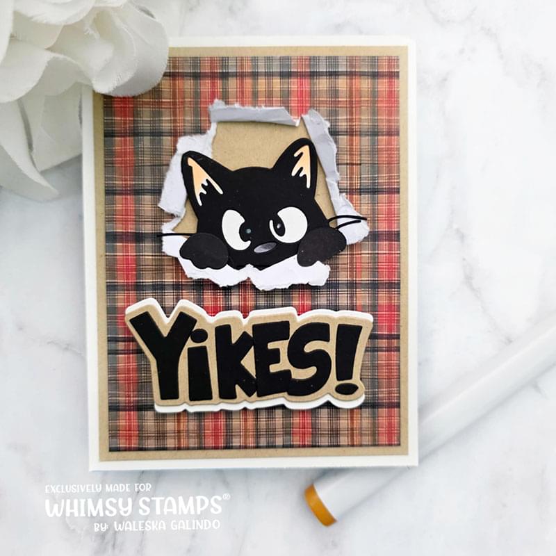 Peeking Kitty Die Set - Whimsy Stamps
