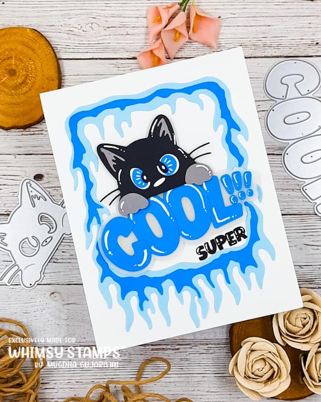Peeking Kitty Die Set - Whimsy Stamps