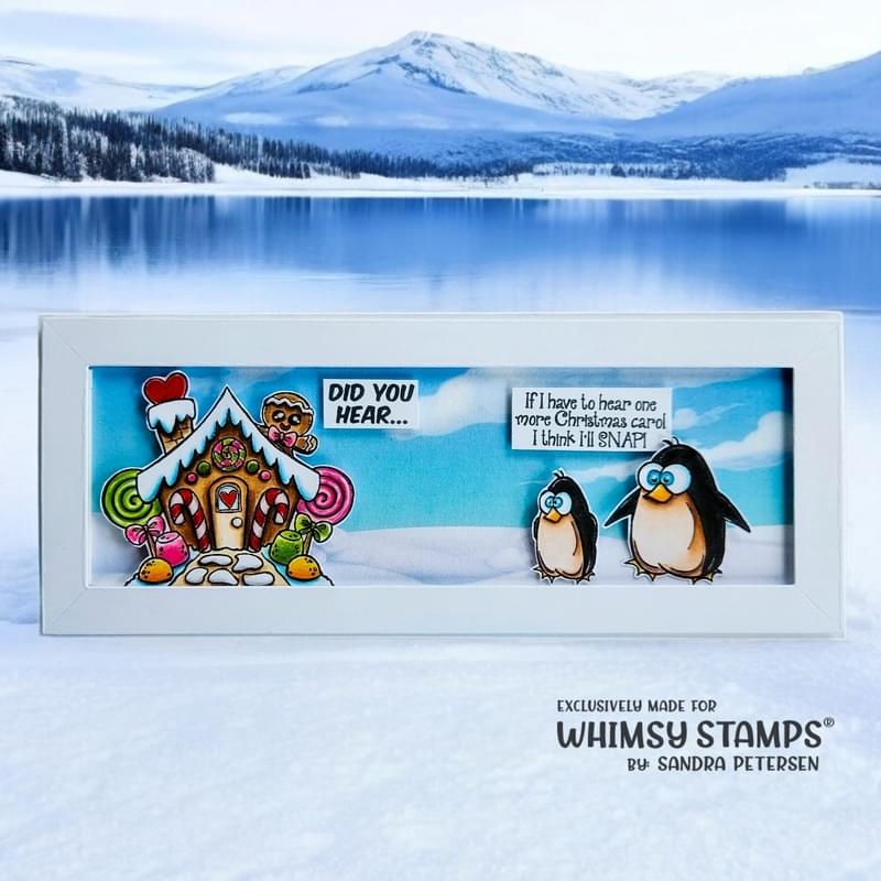 Penguin Farts Clear Stamps - Whimsy Stamps