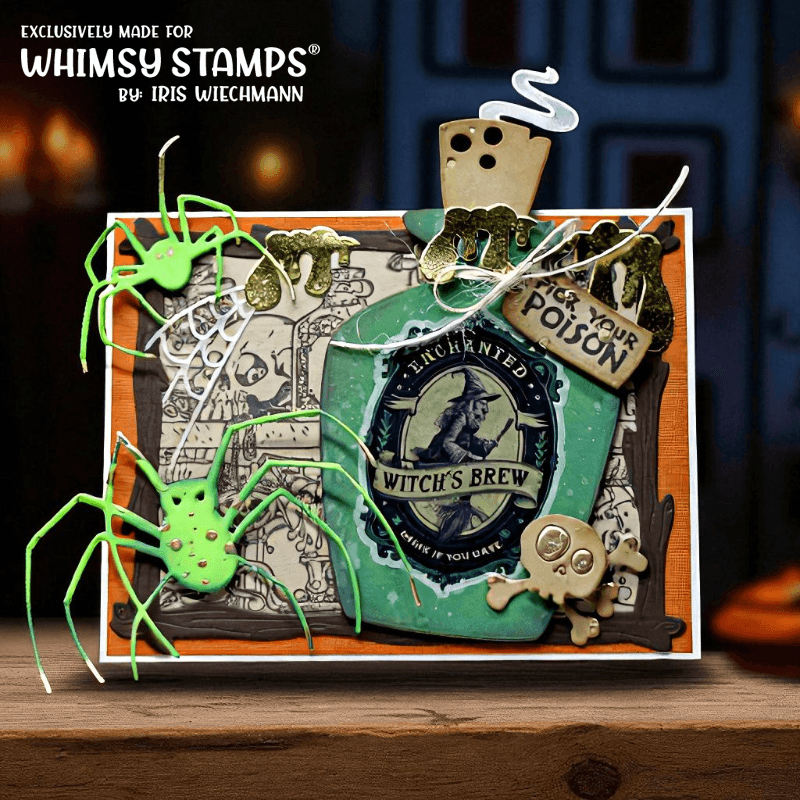 *NEW  Pick Your Poison Clear Stamps - Whimsy Stamps