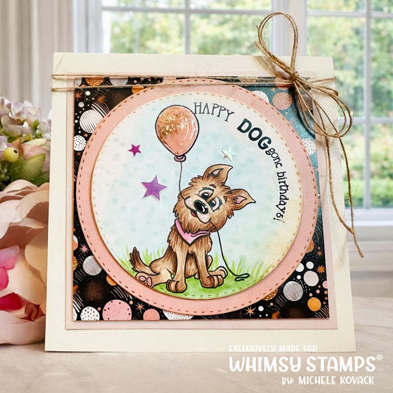 *NEW Doggone Birthdays Clear Stamps - Whimsy Stamps