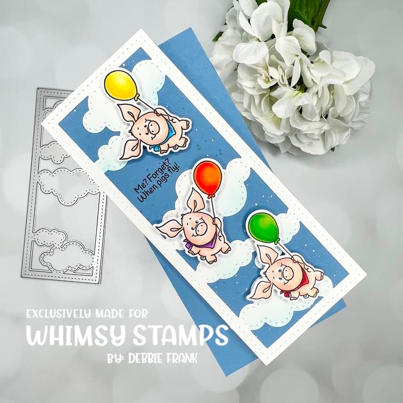 Piggies Crushed It Clear Stamps - Whimsy Stamps