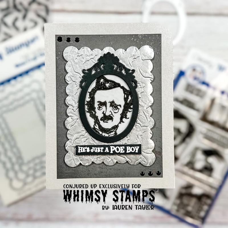 Poe Boy Clear Stamps - Whimsy Stamps
