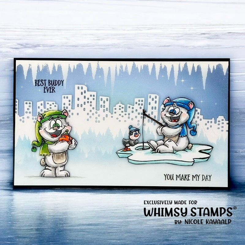 Polar Opposites Clear Stamps - Whimsy Stamps