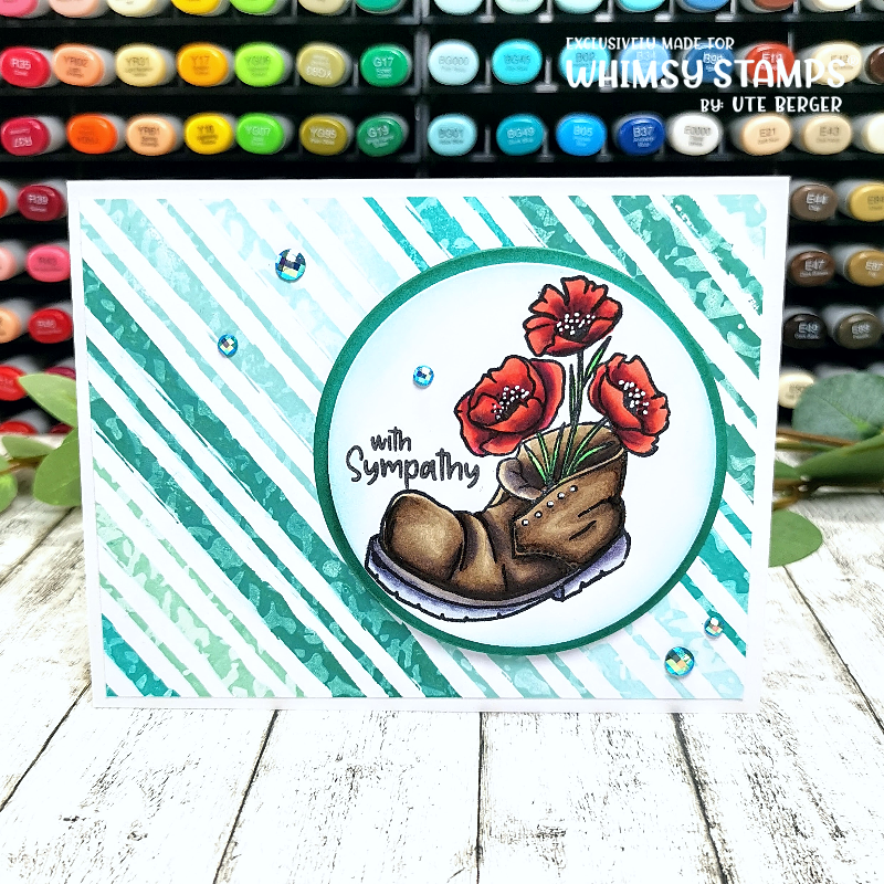 Poppy Remembrance Clear Stamps - Whimsy Stamps