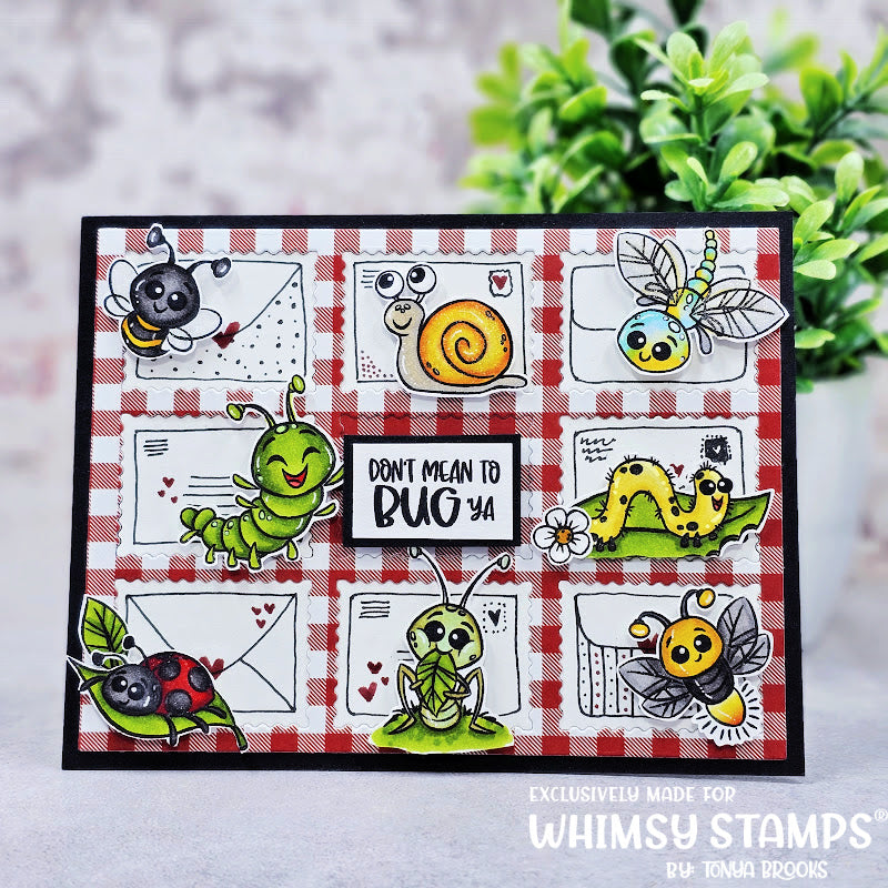 **NEW Don't Mean to Bug Ya Clear Stamps - Whimsy Stamps