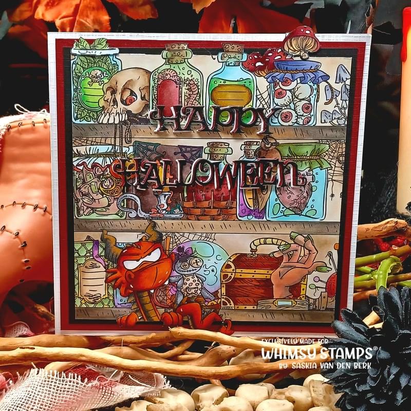 Grumpy Dragons Clear Stamps - Whimsy Stamps