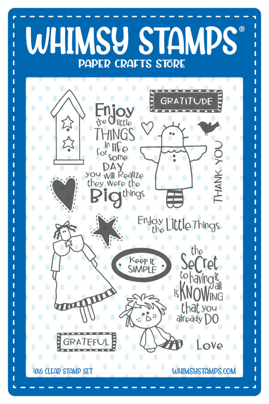 Prim Little Things Clear Stamps - Whimsy Stamps