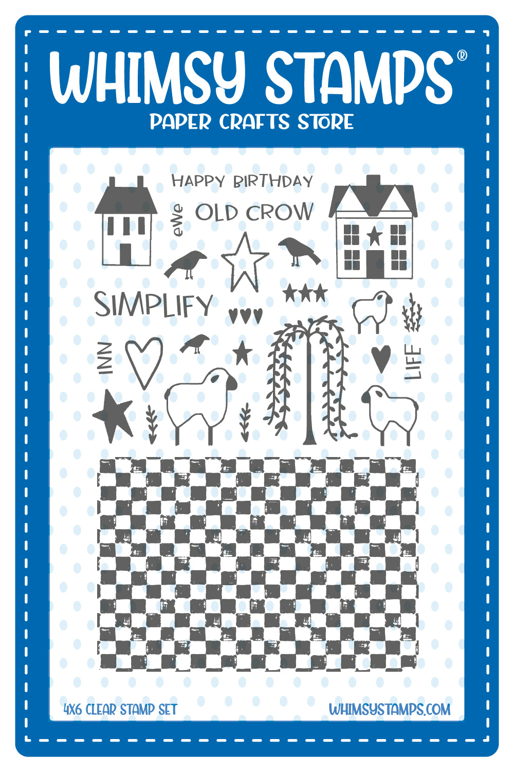 Prim Simplify Clear Stamps - Whimsy Stamps