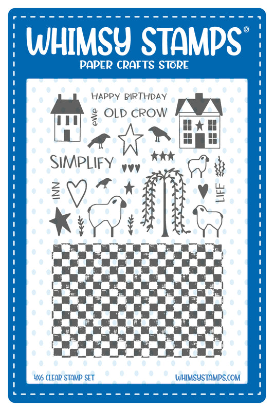 Prim Simplify Clear Stamps - Whimsy Stamps