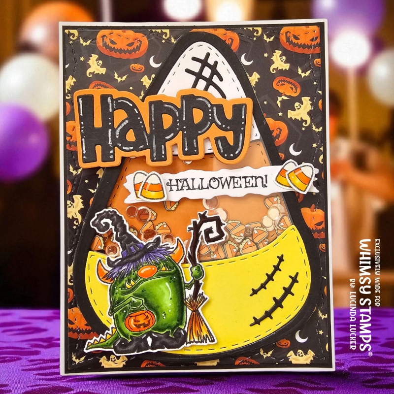 Primitive Candy Corn Die Set - Whimsy Stamps