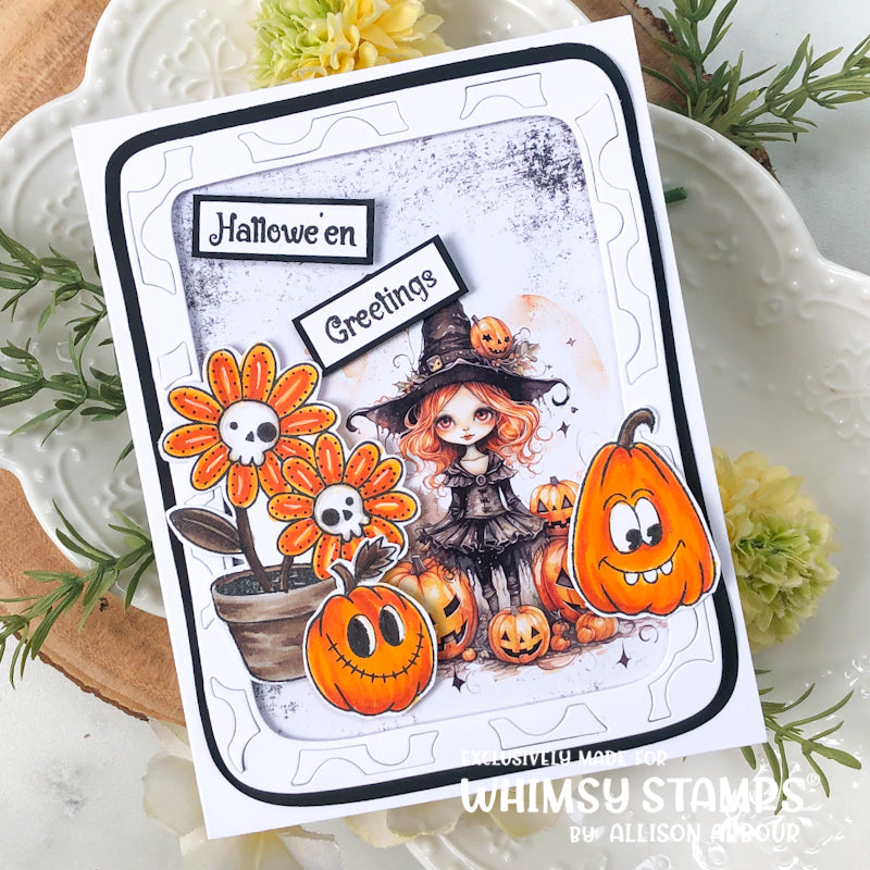 Primitive Halloween Clear Stamps - Whimsy Stamps