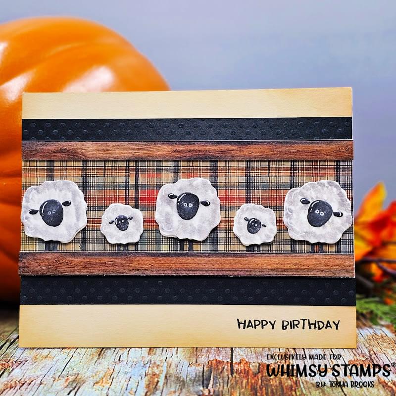 Primitive Sheep Die Set - Whimsy Stamps