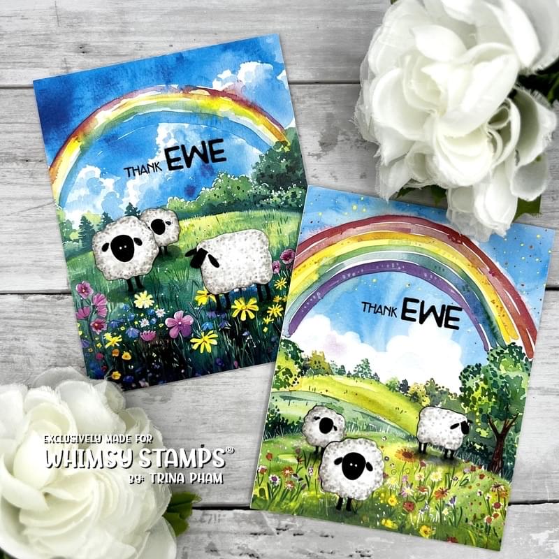 6x6 Paper Pack - Rainbow Bridge - Whimsy Stamps