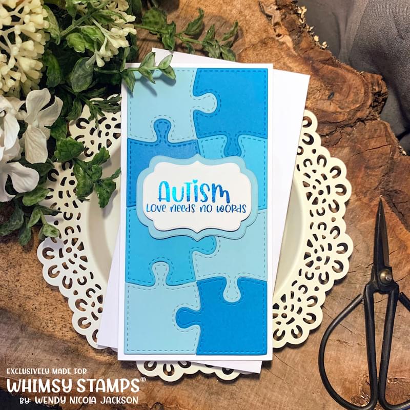 Puzzle Pieces Die - Whimsy Stamps