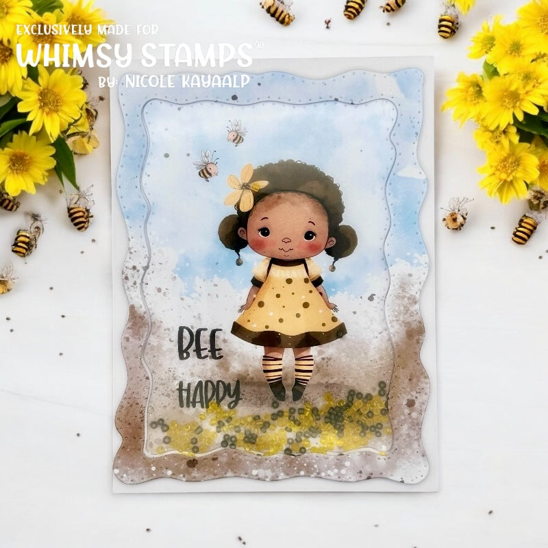 Quick Card Fronts - Bee Cute - Whimsy Stamps