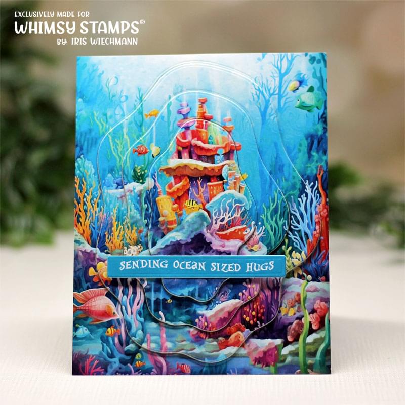 **NEW Quick Card Fronts - Coral Reef - Whimsy Stamps
