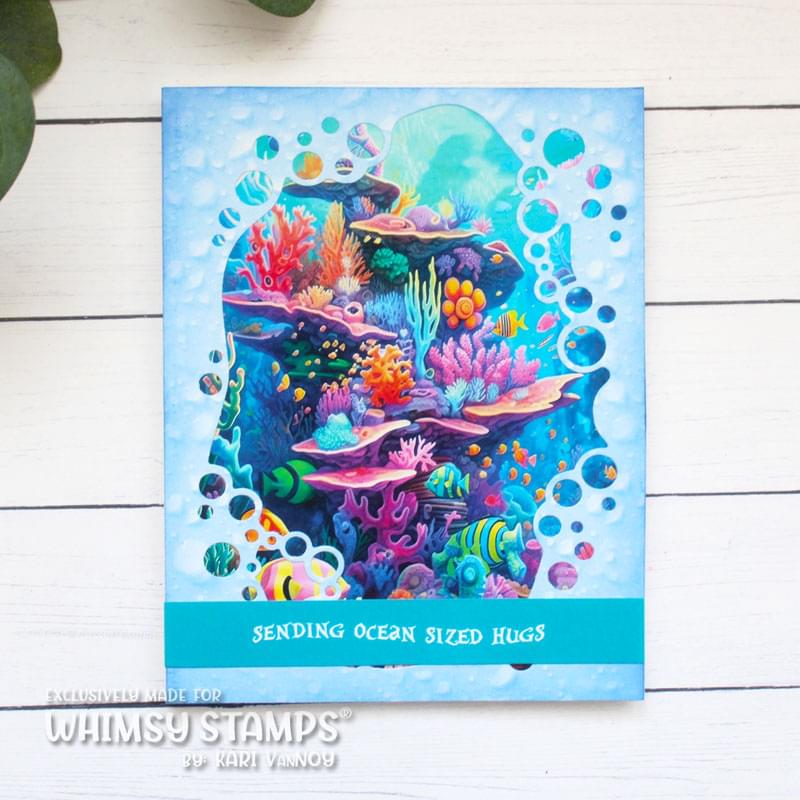 **NEW Quick Card Fronts - Coral Reef - Whimsy Stamps