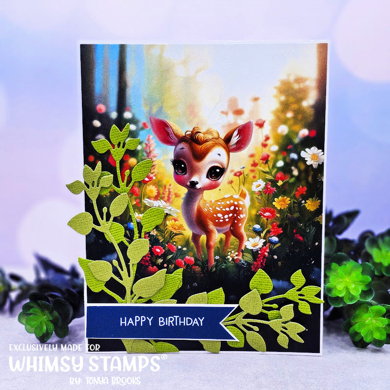 **NEW Quick Card Fronts - Dear Friend - Whimsy Stamps