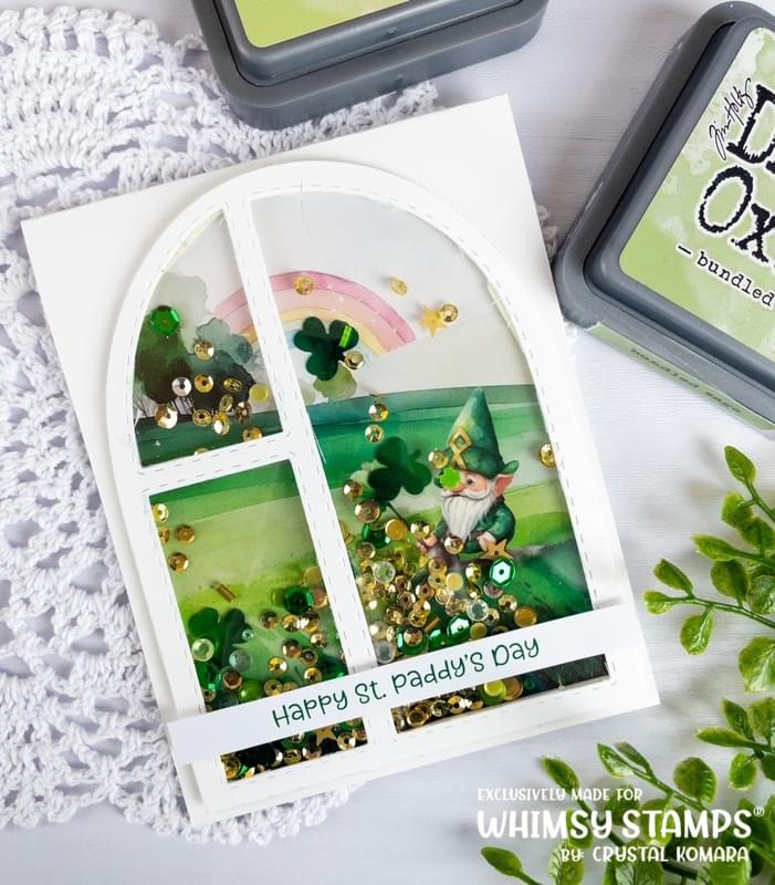 Quick Card Fronts - Gnome Wishes - Whimsy Stamps