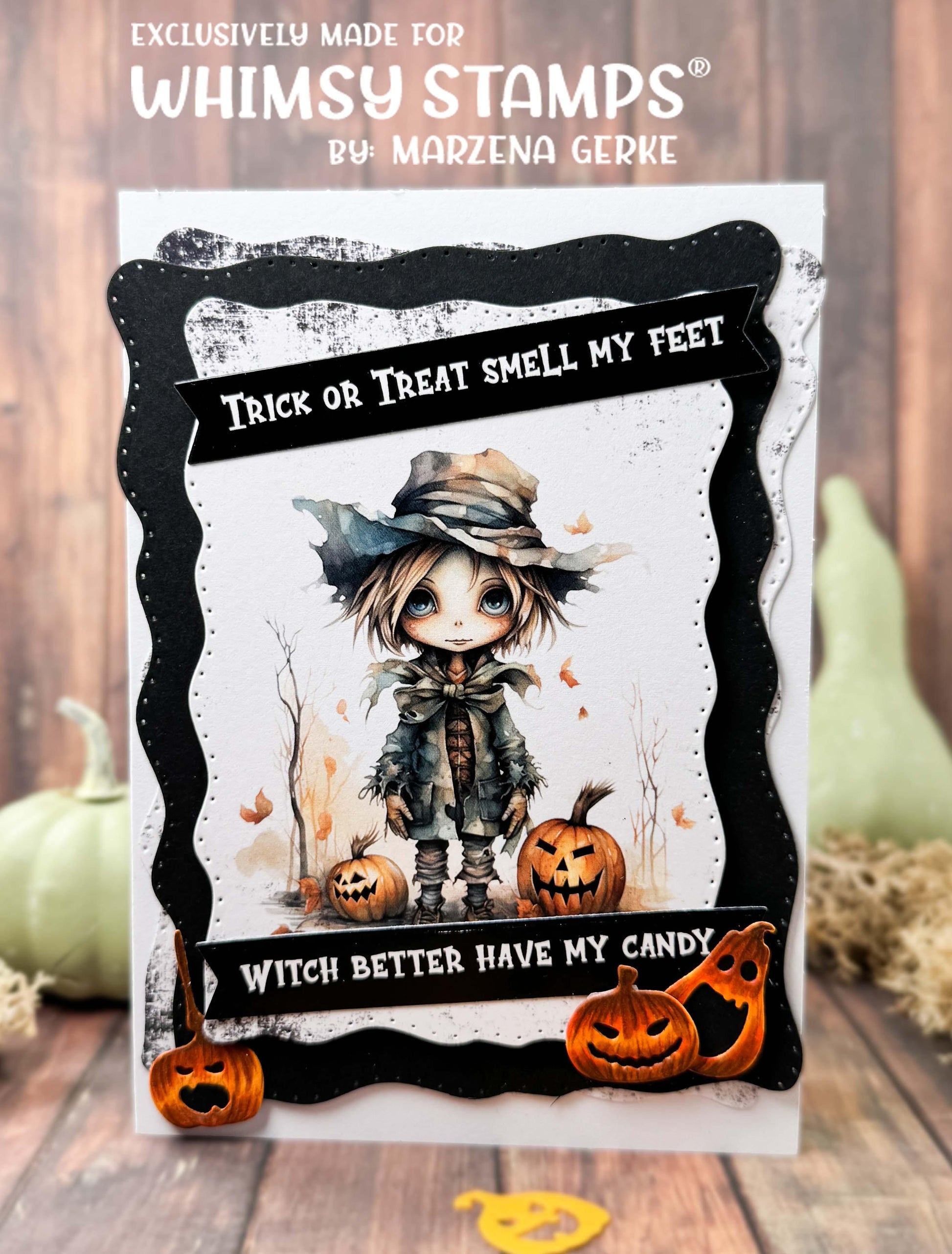 Quick Card Fronts - Lil Warlocks - Whimsy Stamps