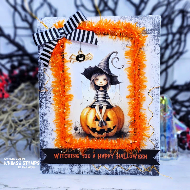 Quick Card Fronts - Lil Witches - Whimsy Stamps