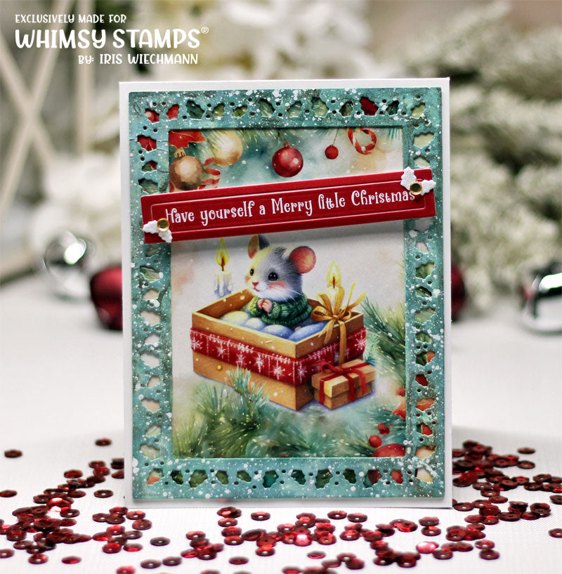 Quick Card Fronts - Matchbox Mice - Whimsy Stamps